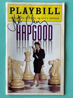 Stockard Channing (Only) Signed Hapgood Playbill Brian F. O'Byrne Clifton Davis
